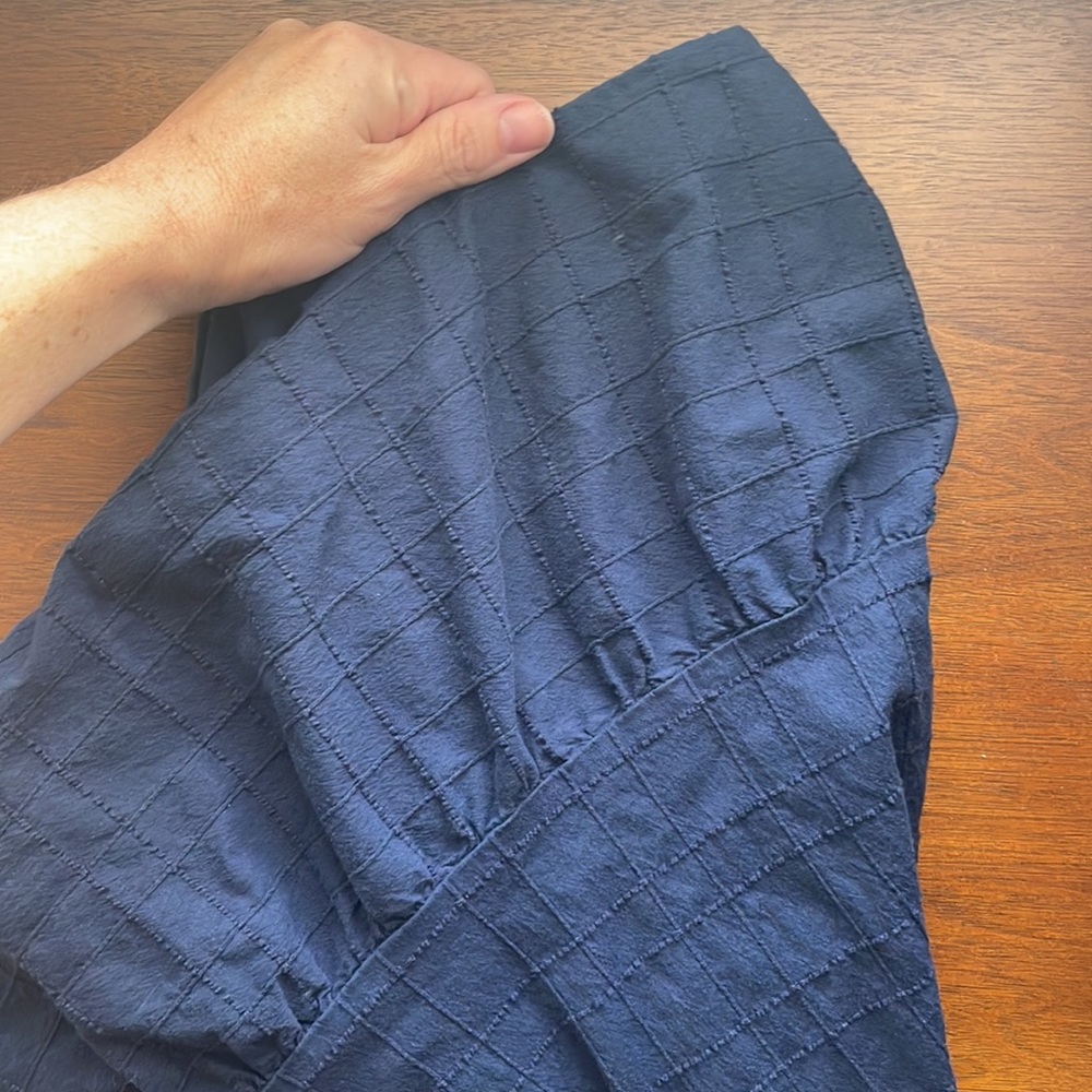 Southern Tide Navy Ruffle Dress - Picture 4 of 4
